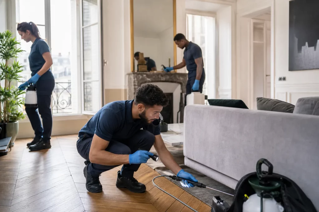 Checklist de préparation logement pour traitement punaises de lit
