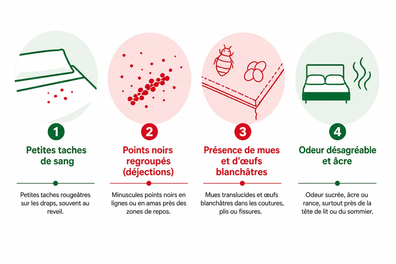 Punaise de lit: comment repérer l’infestation avant qu’elle ne s’étende , Comment reconnaître une infestation de punaises de lit?