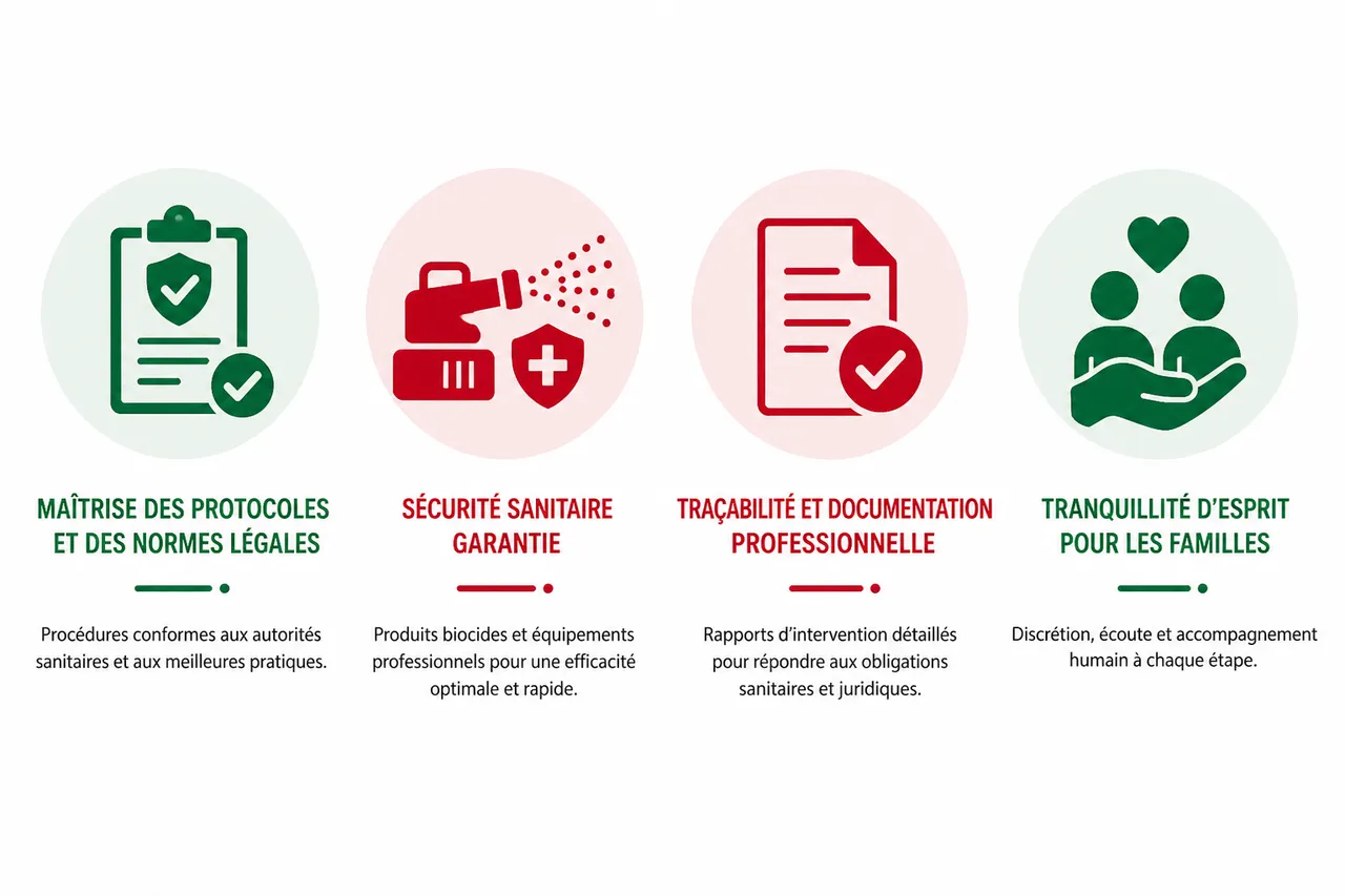 Désinfection après décès, ce que recouvre vraiment l’intervention , Quand et pourquoi faire appel à un spécialiste comme Alpha Nuisibles?