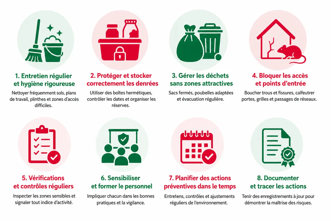 Nettoyage après dératisation, ce qu’il faut vraiment faire pour éviter les récidives , Prévention: comment éviter une nouvelle infestation après nettoyage?