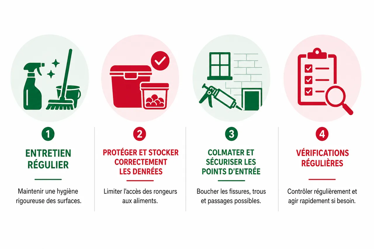 Nettoyage après dératisation, ce qu’il faut vraiment faire pour éviter les récidives , Prévention: comment éviter une nouvelle infestation après nettoyage?