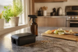 Solution anti-cafards efficace dans une cuisine propre et moderne